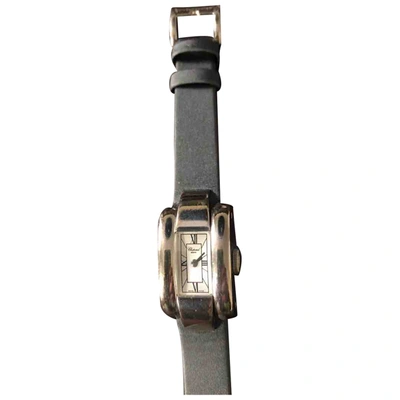 Pre-owned Chopard La Strada Anthracite Steel Watch