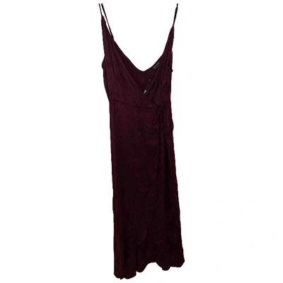 Pre-owned Topshop Tophop  Purple Dress