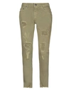Dondup Jeans In Military Green