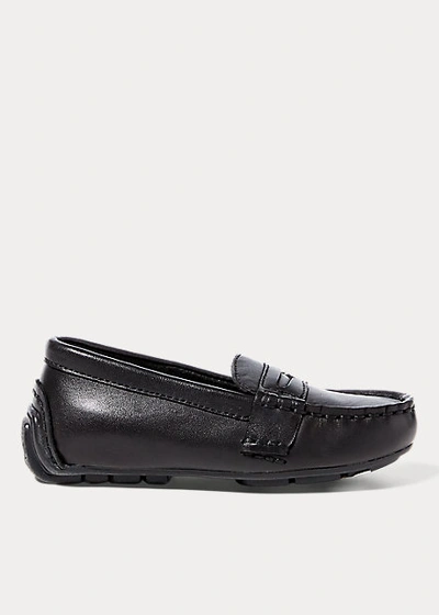 Polo Ralph Lauren Telly Leather Penny Loafer In Tan