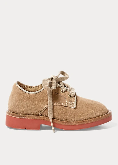 Polo Ralph Lauren Kids' Barton Suede Oxford In White