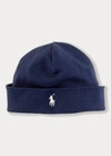 Polo Ralph Lauren Babies' Cotton Interlock Hat In French Navy