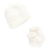 Polo Ralph Lauren Babies' Cashmere Beanie & Bootie Set In Warm White