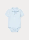 Polo Ralph Lauren Babies' Soft Cotton Polo Bodysuit In French Navy