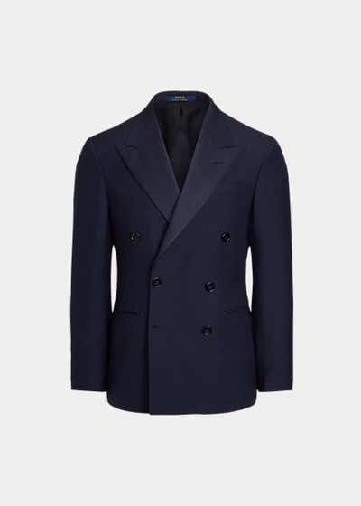 Ralph Lauren Polo Peak-lapel Tuxedo Jacket In Navy