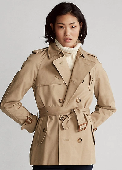 Ralph lauren shop twill trench coat