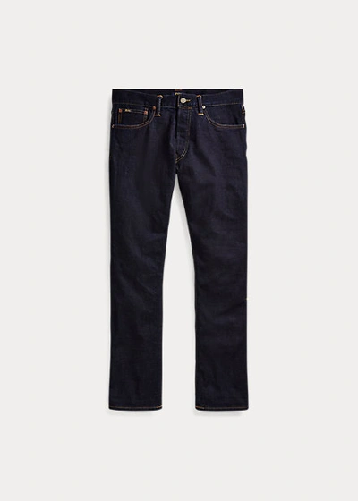 Ralph Lauren Slim Straight Selvedge Jean In Yorke Selvedge Stretch