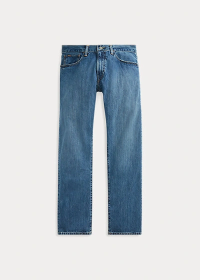 Ralph Lauren Hampton Relaxed Straight Jean In Medium Indigo