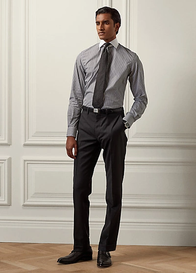 Polo Ralph Lauren Gregory Wool Serge Trouser In Black