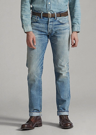 メンズ RRL Low Straight