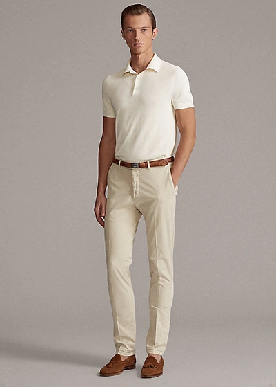 Ralph Lauren Slim Fit Stretch Chino Pant In Classic Stone