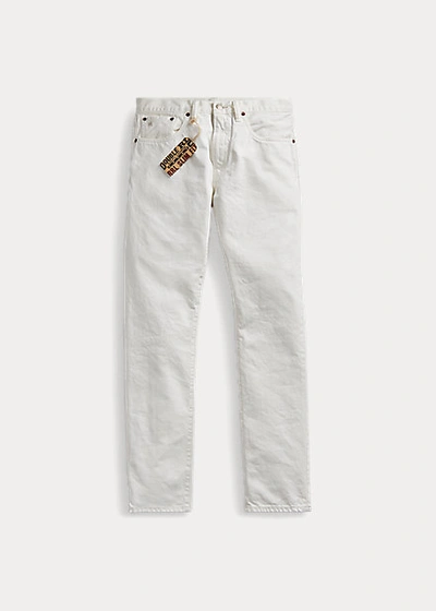 Double Rl Slim Fit Jean In Whitestone Wash