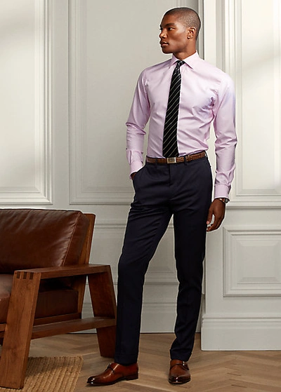 Polo Ralph Lauren Gregory Wool Gabardine Trouser In Tan