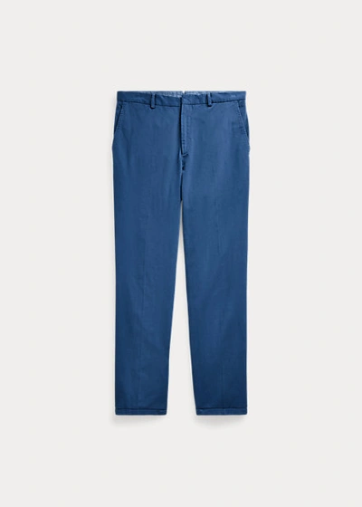 Ralph Lauren Garment-dyed Stretch Chino Suit Trouser In Bright Navy