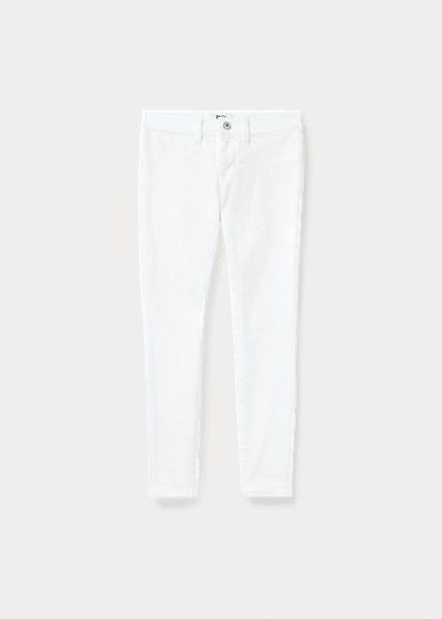 Polo Ralph Lauren Kids' Aubrie Denim Legging In White