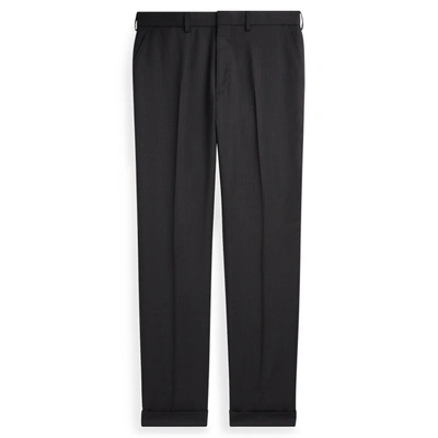 Ralph Lauren Gregory Wool Serge Trouser In Charcoal