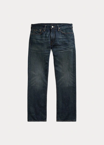 Ralph Lauren Hampton Relaxed Straight Jean In Dark Indigo