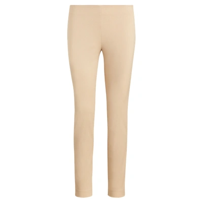 Ralph Lauren Stretch Twill Skinny Pant In Birch Tan