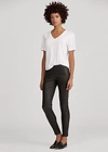 Polo Ralph Lauren Leather Skinny Pant In Navy