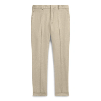 Polo Ralph Lauren Slim Fit Wool Twill Trouser In Tan