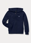 Polo Ralph Lauren Kids' French Terry Hoodie In Light Grey Heather