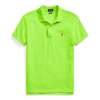 Ralph Lauren Classic Fit Mesh Polo Shirt In Kiwi Lime