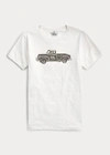 Double Rl Truck-graphic T-shirt In Paper White