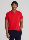 Polo Ralph Lauren Classic Fit Jersey V-neck T-shirt In Rl 2000 Red