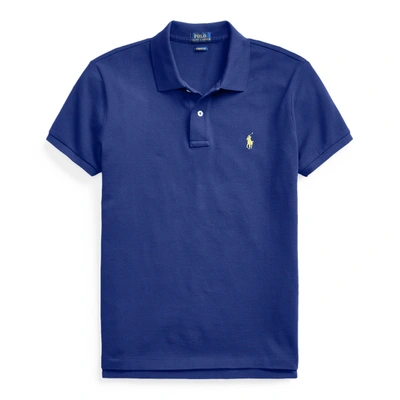 Ralph Lauren Classic Fit Mesh Polo Shirt In Fall Royal