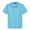 Polo Ralph Lauren Kids' Cotton Mesh Polo Shirt In Cove Blue
