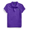 Polo Ralph Lauren Kids' Cotton Mesh Polo Shirt In Chalet Purple