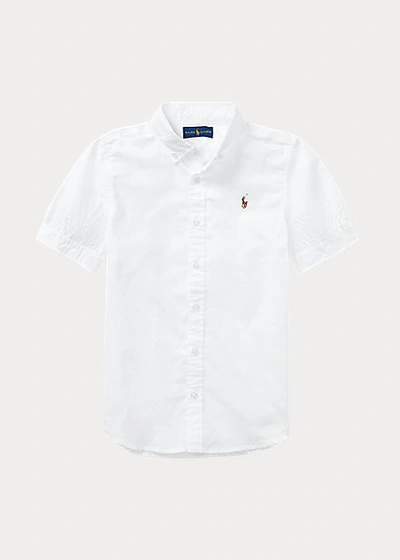 Polo Ralph Lauren Kids' Oxford Shirt In Pink