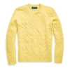 Polo Ralph Lauren Kids' Cable-knit Cashmere Sweater In Beekman Yellow