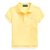 Polo Ralph Lauren Kids' Girls Yellow Boxy Polo Shirt