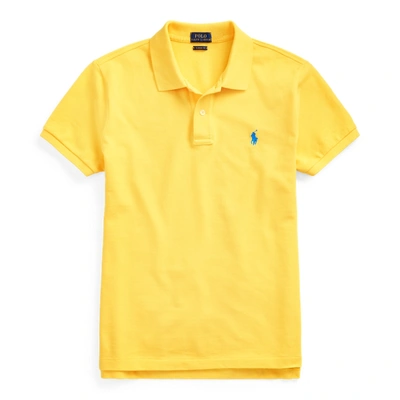 Polo Ralph Lauren Classic Fit Mesh Polo Shirt In Yellowfin