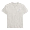 Ralph Lauren Classic Fit Jersey V-neck T-shirt In Taylor Heather