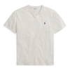 Polo Ralph Lauren Classic Fit Jersey V-neck T-shirt In American Heather