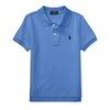 Polo Ralph Lauren Kids' Cotton Mesh Polo Shirt In Blue