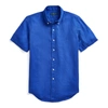 Polo Ralph Lauren Classic Fit Linen Shirt In Summer Royal