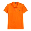 Ralph Lauren Classic Fit Mesh Polo Shirt In Sailing Orange