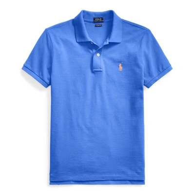 Polo Ralph Lauren Classic Fit Mesh Polo Shirt In New Iris Blue
