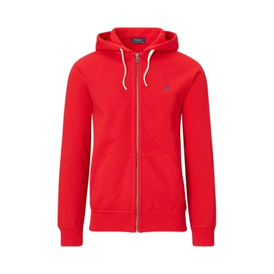 Ralph Lauren Fleece Full-zip Hoodie In Rl 2000 Red