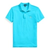 Ralph Lauren Classic Fit Mesh Polo Shirt In Cove Blue