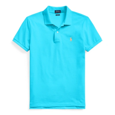 Polo Ralph Lauren Classic Fit Mesh Polo Shirt In Cove Blue