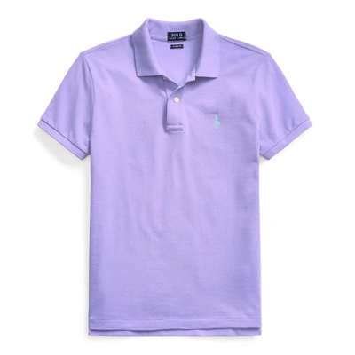 Polo Ralph Lauren Classic Fit Mesh Polo Shirt In Cactus Purple