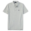 Polo Ralph Lauren Kids' Cotton Mesh Polo Shirt In Light Gray