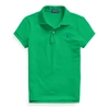 Polo Ralph Lauren Kids' Cotton Mesh Polo Shirt In Billiard