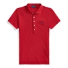 Polo Ralph Lauren Slim Fit Stretch Polo Shirt In Rot