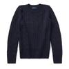 Polo Ralph Lauren Kids' Cable-knit Cashmere Sweater In French Navy