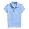 Polo Ralph Lauren Kids' Cotton Mesh Polo Shirt In Harbor Island Blue